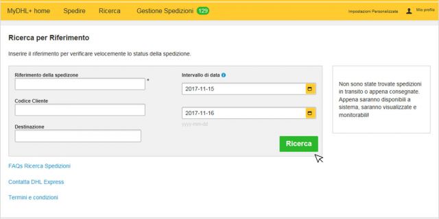 fedex tracking tracciamento pacchi spedizione