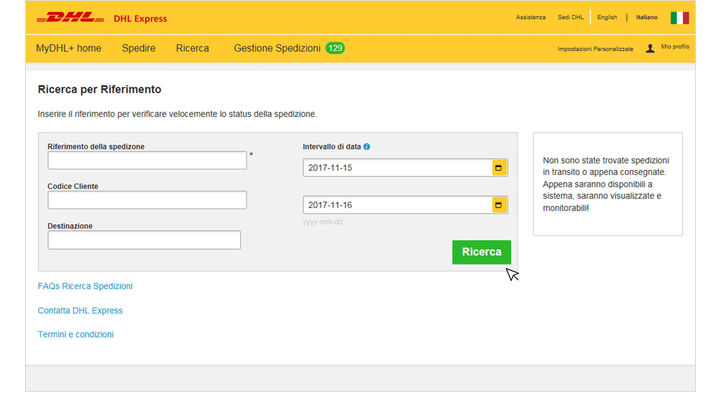 fedex tracking tracciamento pacchi spedizione